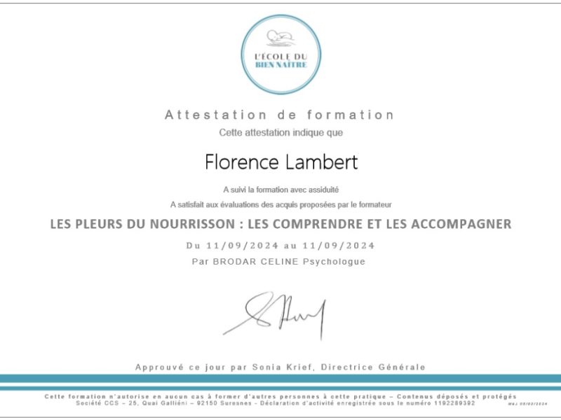 Attestation-pleurs